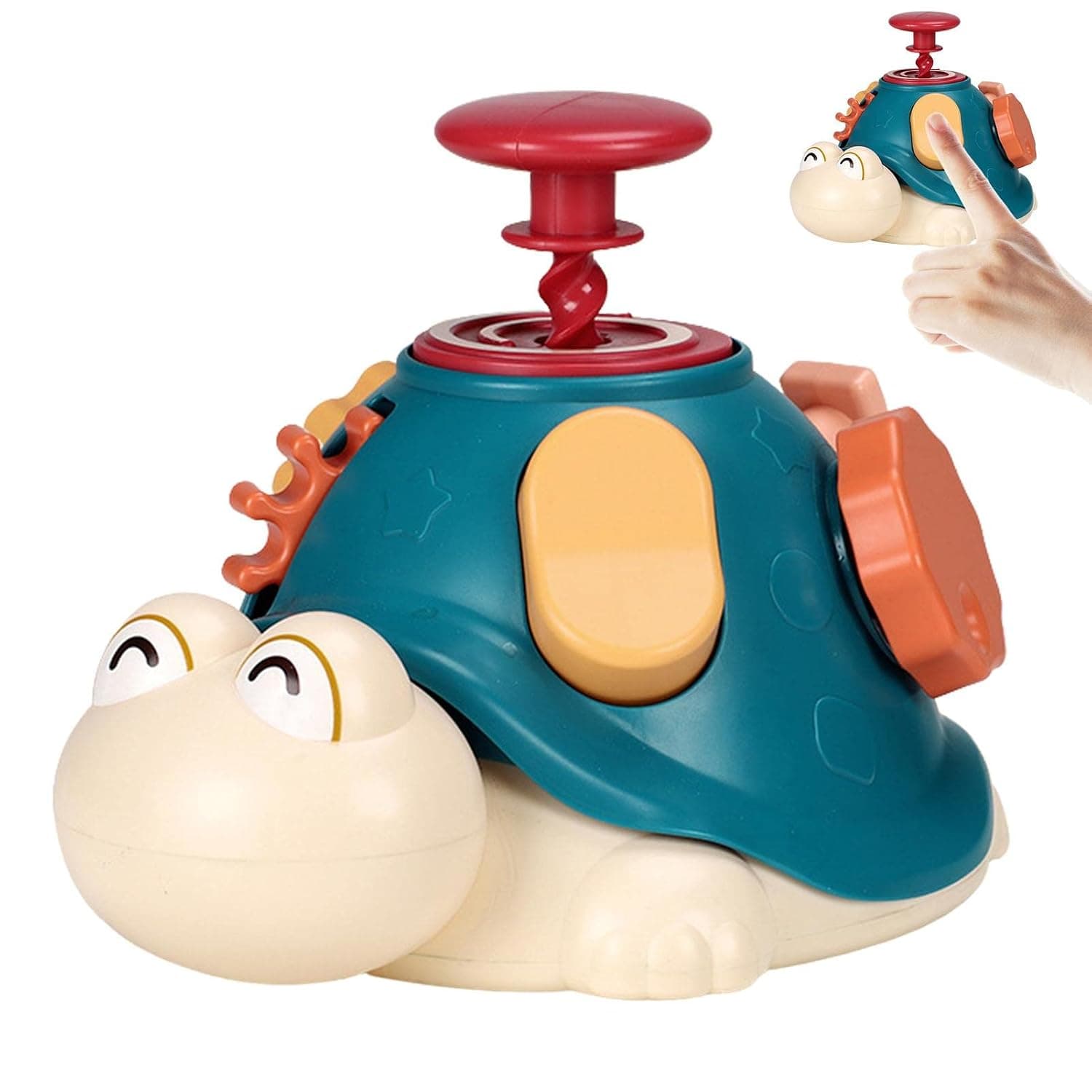 2 Pcs Fine Motor Skills Toy For Kids - Montessori Toy With Turtle,Cute Turtle Pull Baby Toys, Turtle Toys, Montessori Toy, Early Development Learning Educational Infant Toy