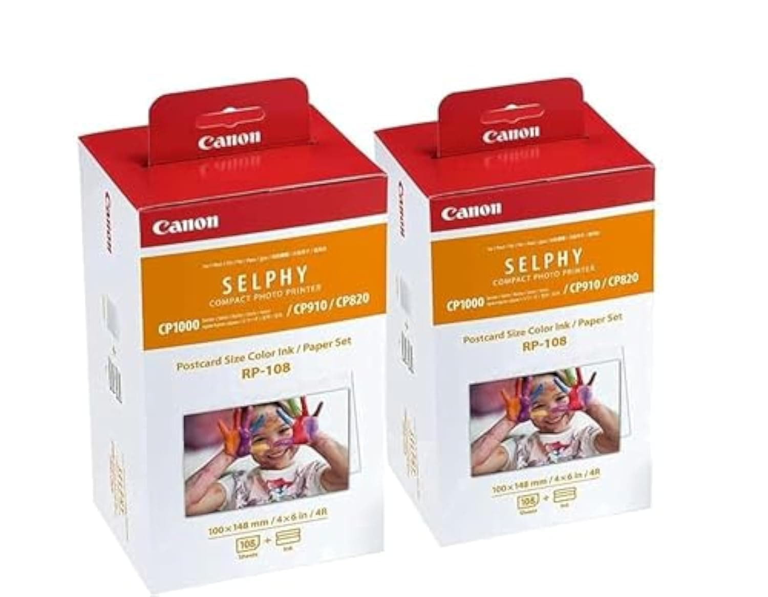 Canon RP-108 Thermal Printing Paper Set - RP108 X 2 BUNDLE, KSA Version with KSA Warranty Support