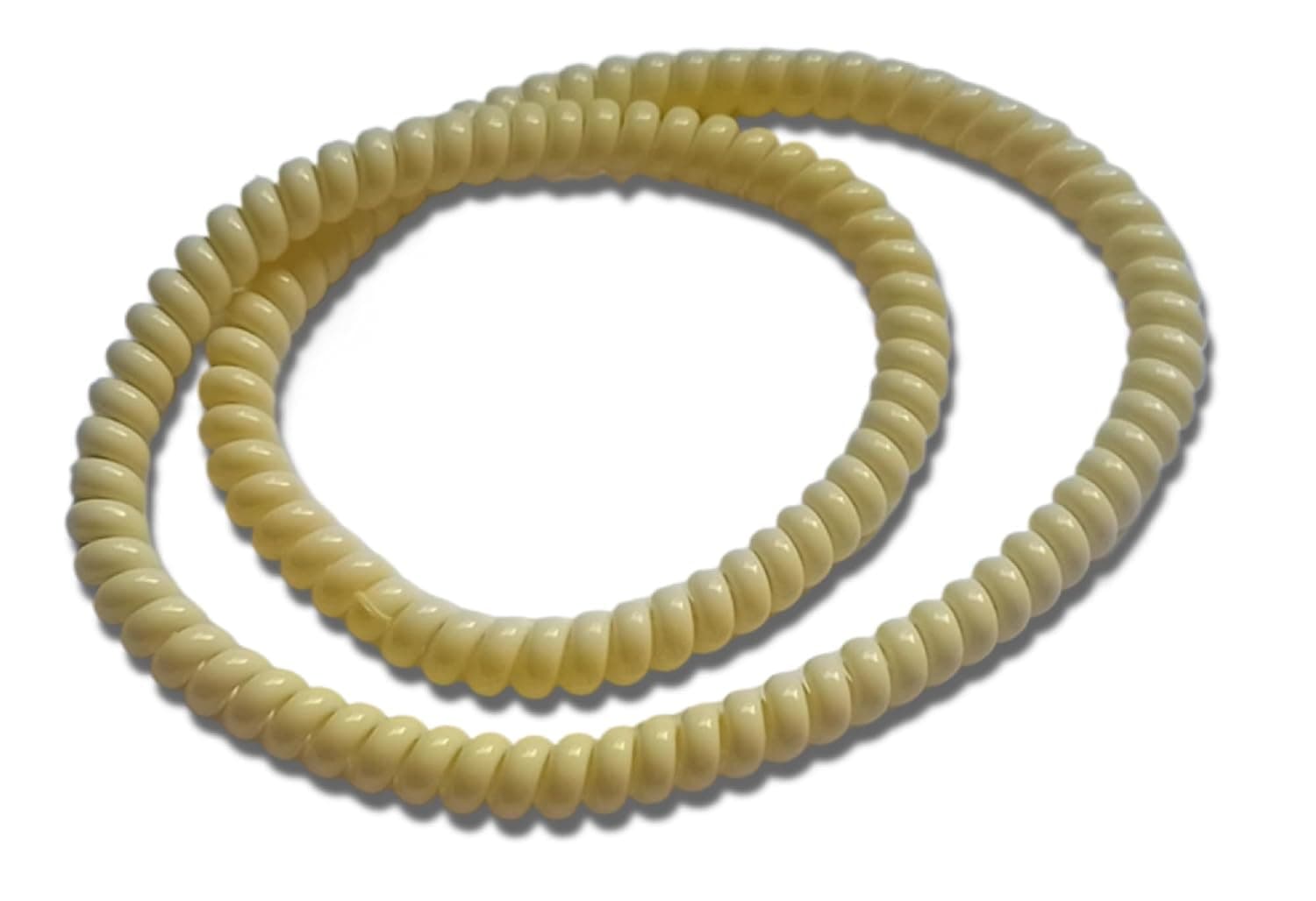 Coil Chew Necklace,Spiral Chewelry Sensory Discreet Chewlery for Adults or Kids, Autism Chew ADHD, Stim Chew Bite or Fidget Chewy Aids Help Concentration Biting (Yellow)