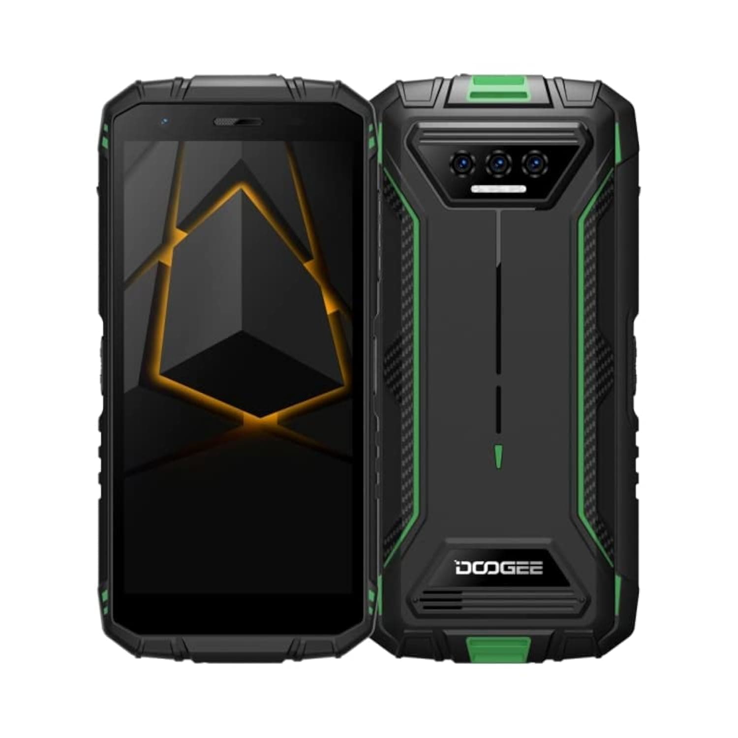 New Launch (2023) DOO.GEE S41 Pro Rugged Phone, 4GB+32GB, Waterproof Dustproof Shockproof, Triple AI Back Cameras, 6300mAh Battery, 5.5 inches Android 12.0, 4G, NFC (Green)
