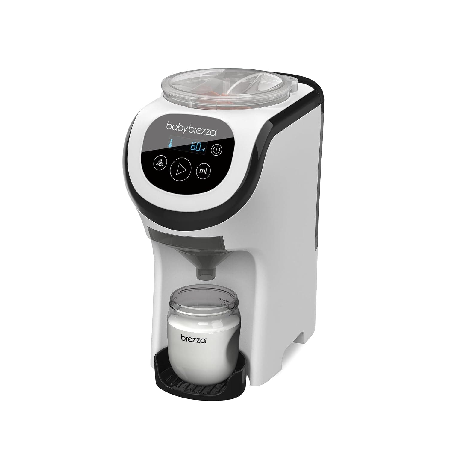 Baby Brezza Formula Pro Mini Baby Formula Mixer Machine Fits Small Spaces and is Portable for Travel– Bottle Makers Makes The Perfect Bottle for Your Infant On The Go, White