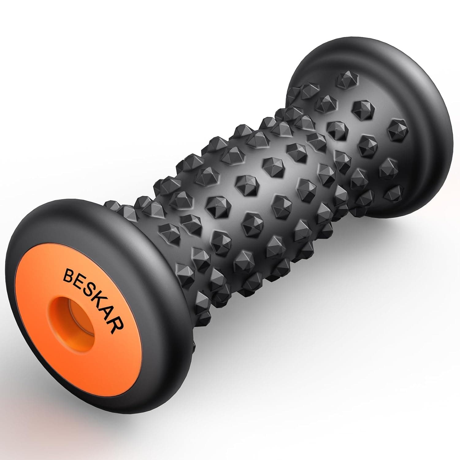 Foot Massage Roller for Plantar Fasciitis, Portable Rubber Massage Roller for Relief, Arch Pain, Massager Roller for Foot Arch Pain, Heel Spur Pain, Stress Relief, Neuropathy