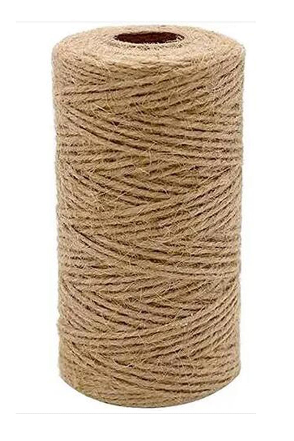 4mm 54yards Jute Twine Long Twine String for Crafts Gift Wrapping Packing Gardening Wedding Decor