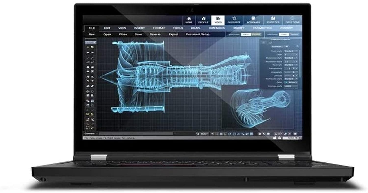 Lenovo Latest ThinkPad P15 Gen 1 Laptop, Intel Core i9-10885H, 15.6" FHD (1920x1080) IPS 500 nits, 32GB DDR4, 1 TB SSD, UHD Graphics and NVIDIA Quadro T2000, Windows 10 Pro - Black