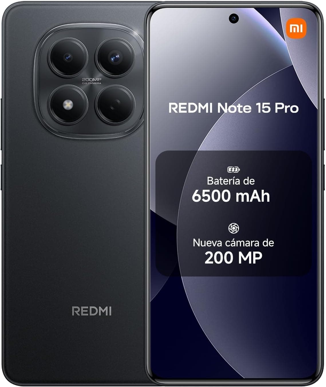 Xiaomi Redmi Note 15 Pro Dual-SIM 256GB ROM + 8GB RAM (GSM Only | No CDMA) Factory Unlocked 5G Smartphone (Black) - International Version