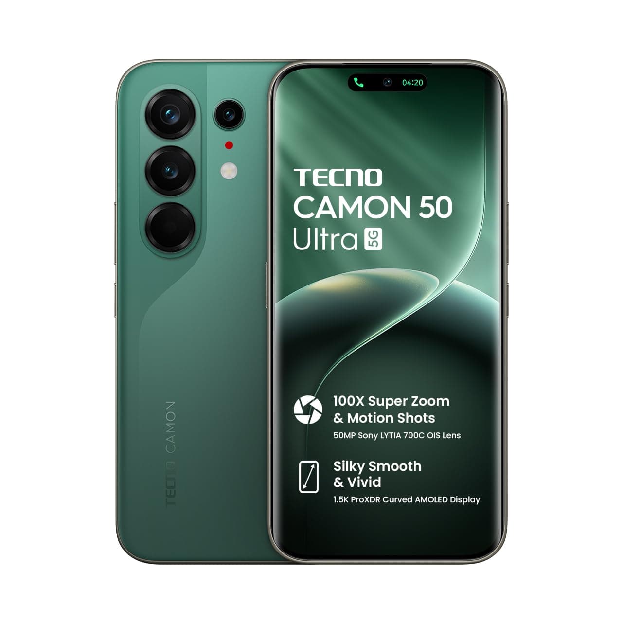 تكنو كامون 50 الترا 5G، 8GB+256GB، أخضر السرو