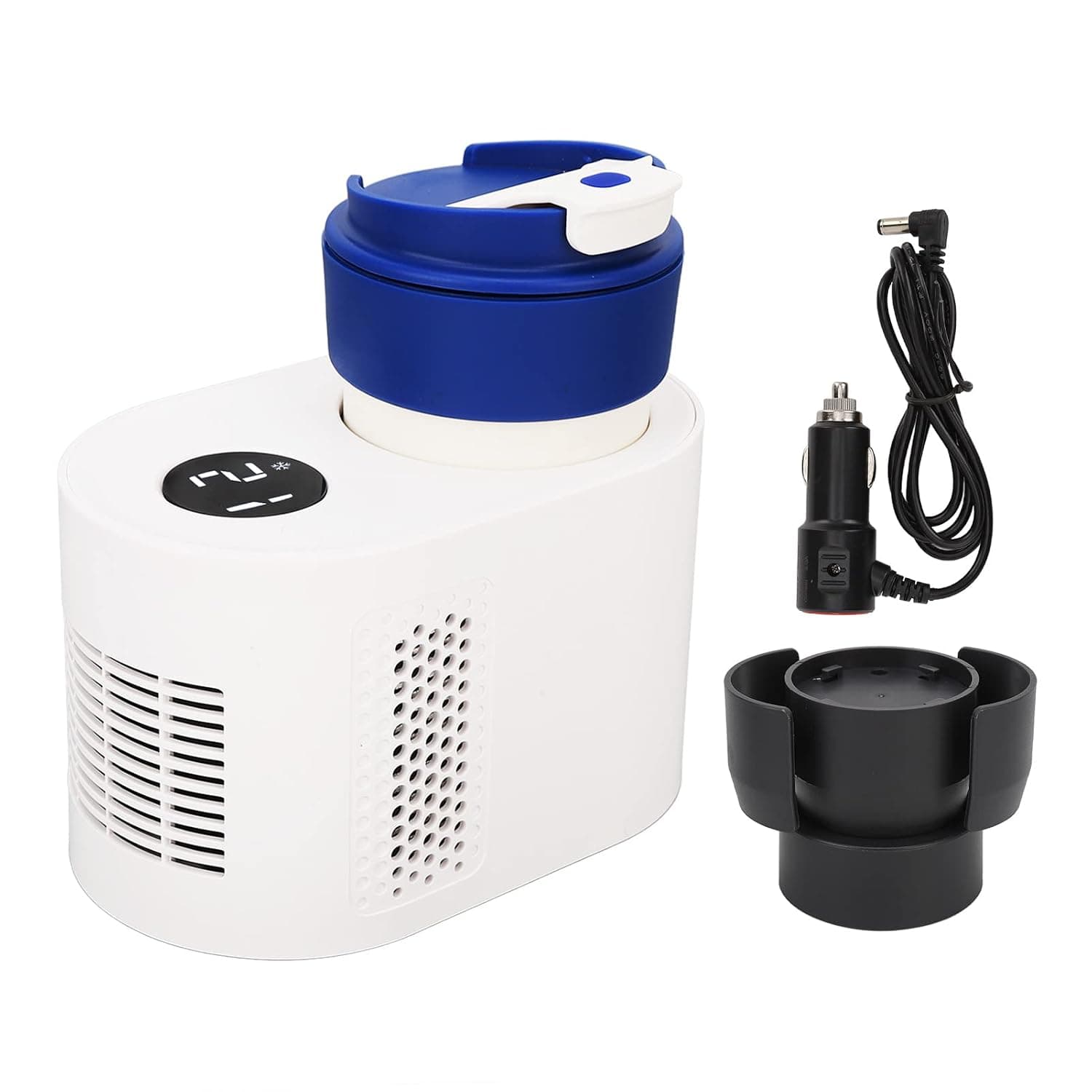 Haofy 2 in 1 Smart Heating and Cooling Cup, Car Cup Cooler and Warmer for Home, Office, Travel (White)