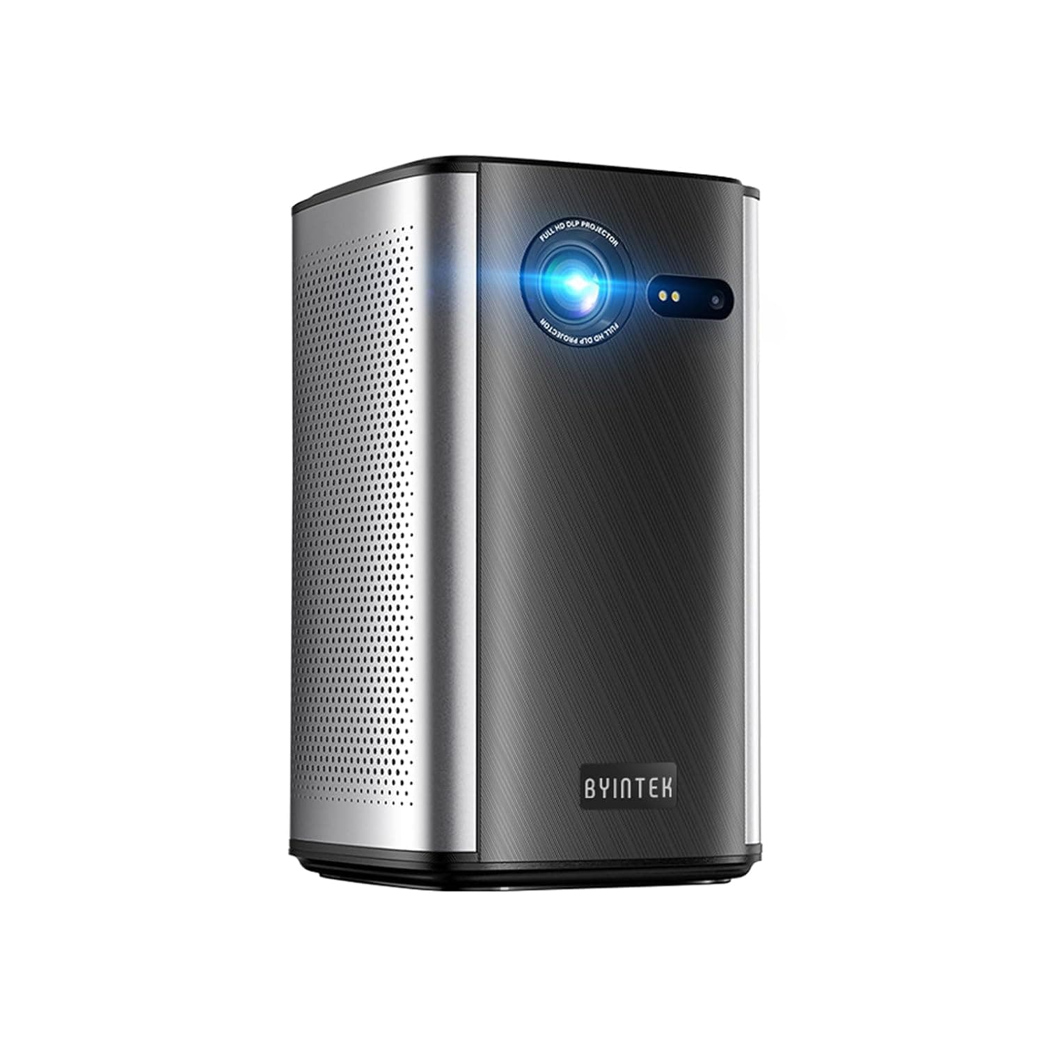 BYINTEK P70 Smart Wi-Fi Projector, 8000mAh Battery, Auto-focus, Android 9.0, Support 3D, Wi-Fi Display, Wired Sync Display