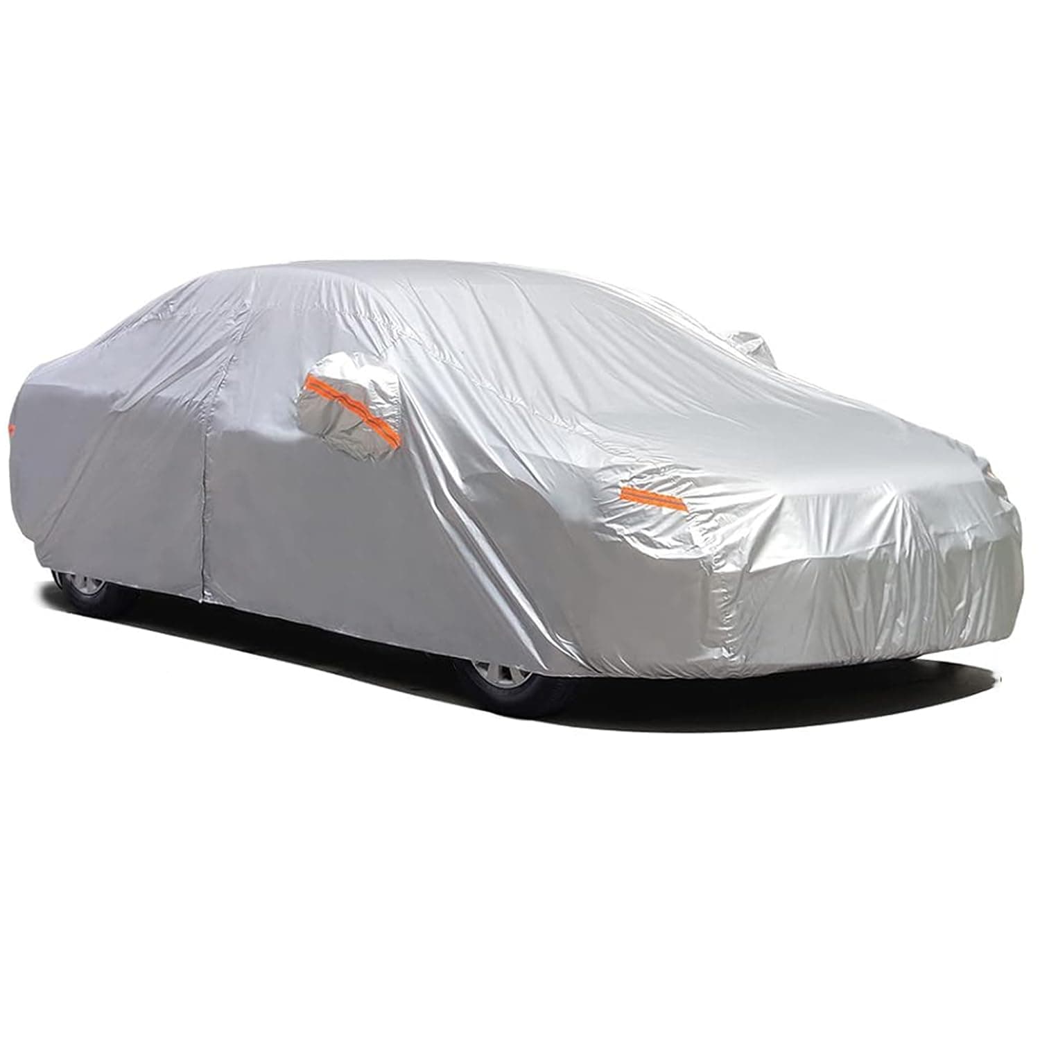 Car Cover Waterproof, Full Car Covers UV Protection/Snowproof/Dustproof, Universal Vehicle Cover (Hatchback, 2XL (4.4-4.6meters))