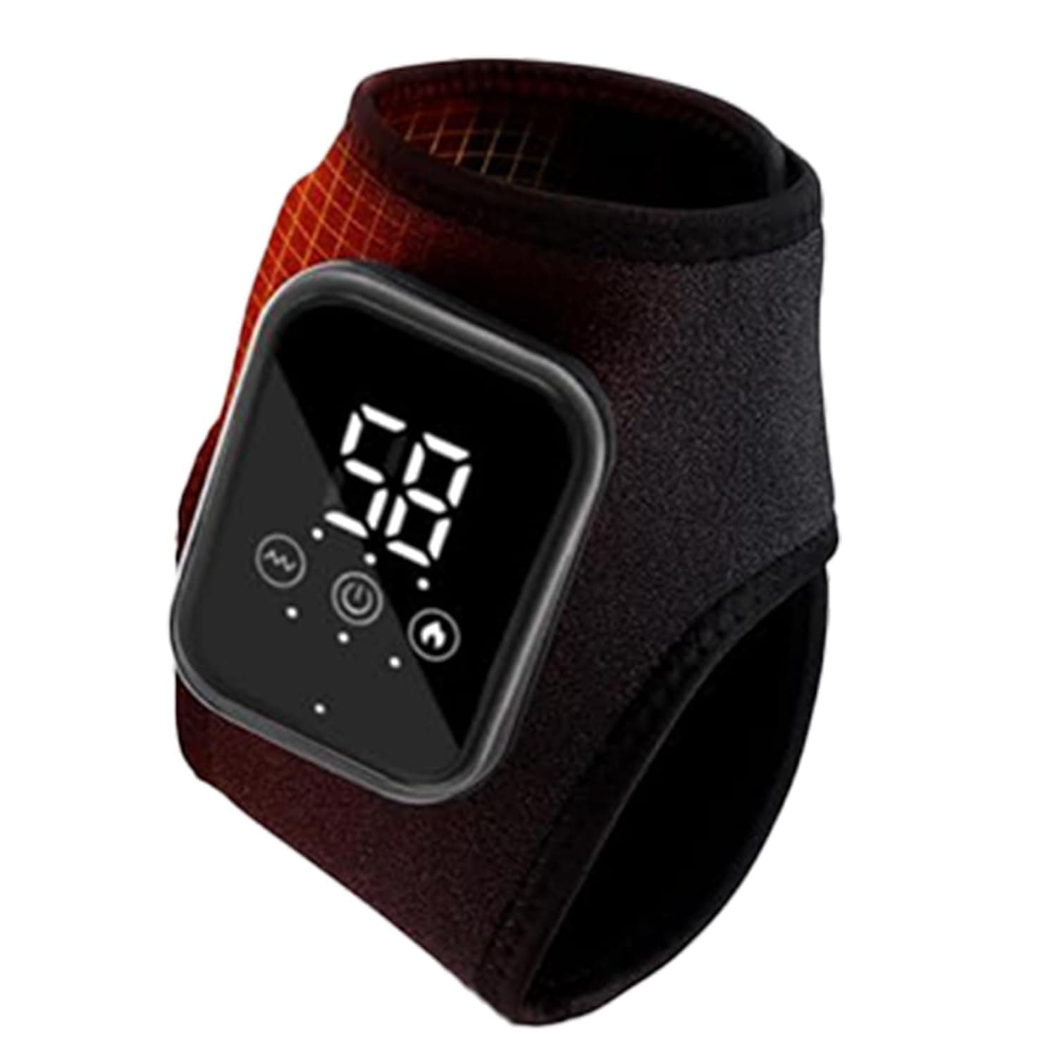 Ankle Massager Wireless Foot Massage Device | Rechargeable Massager with 3 Modes and 5 Heat Levels for Women Men Relaxation Comfort Home