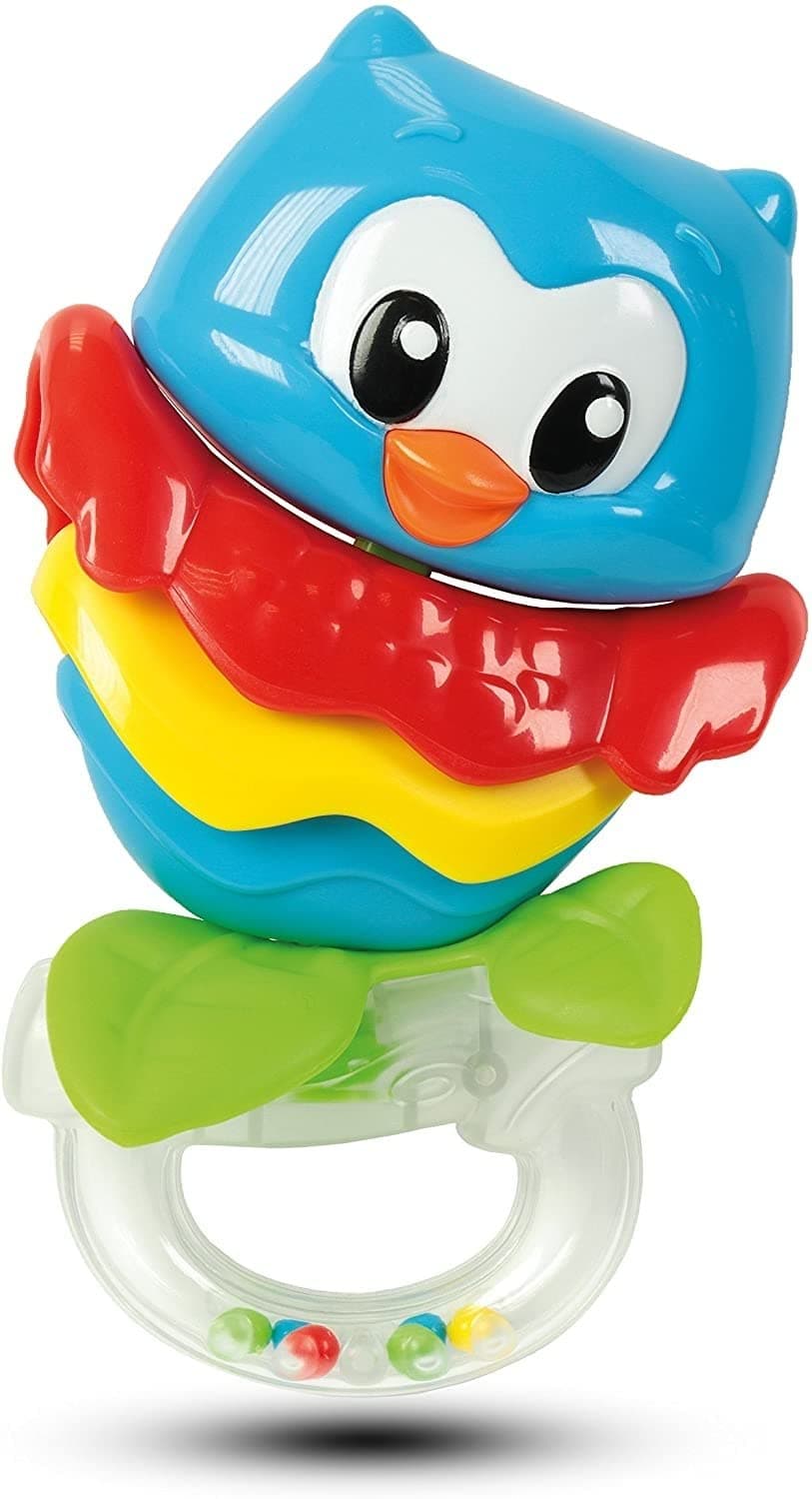 Clementoni Baby Owl Rattle - For Age 3+ Years Old