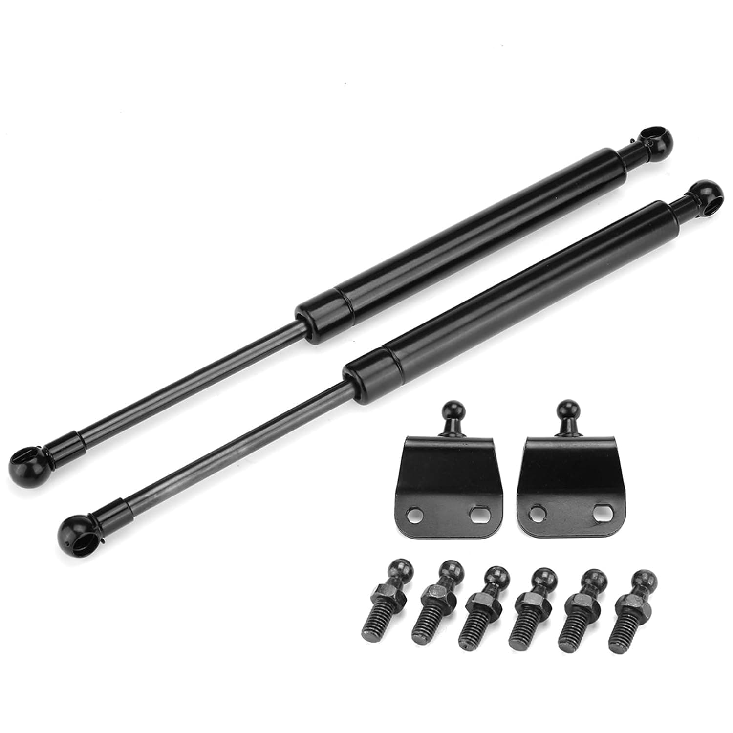 Hood Lift Strut 2pcs 600N 300/350/400/450/500/600mm Front Hood Gas Strut Bars Gas ng Fits for Car Cara Doors Boat Bus Front Bonnet Gas Dampers(400mm)(500mm)