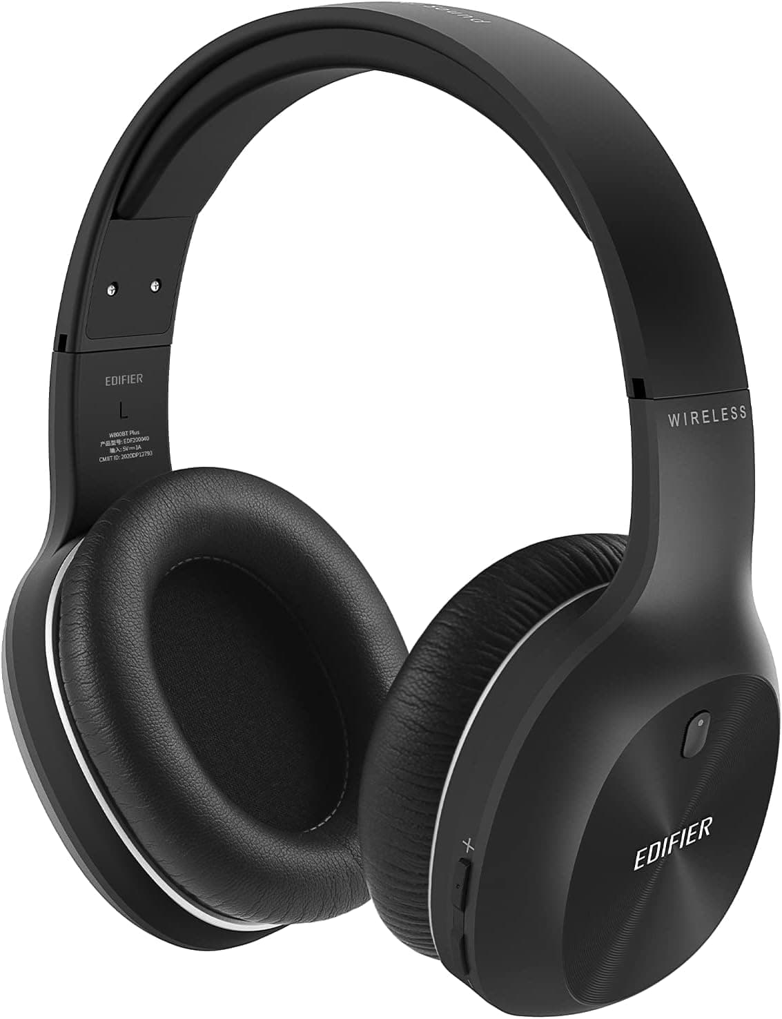 Edifier W800BT Wireless Sterio Headphones,BT,Adjustable,50H Playback,Black
