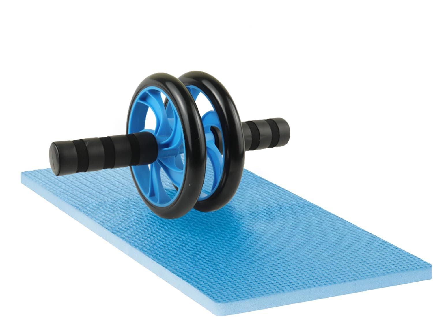 ALCOACH Ab Roller Wheel, Home Gym Equipment for Core Workout, No Noise Ab Roller Exercise Equipment with Knee Mat and Foam Handle for Abdominal Fitness Trainer.