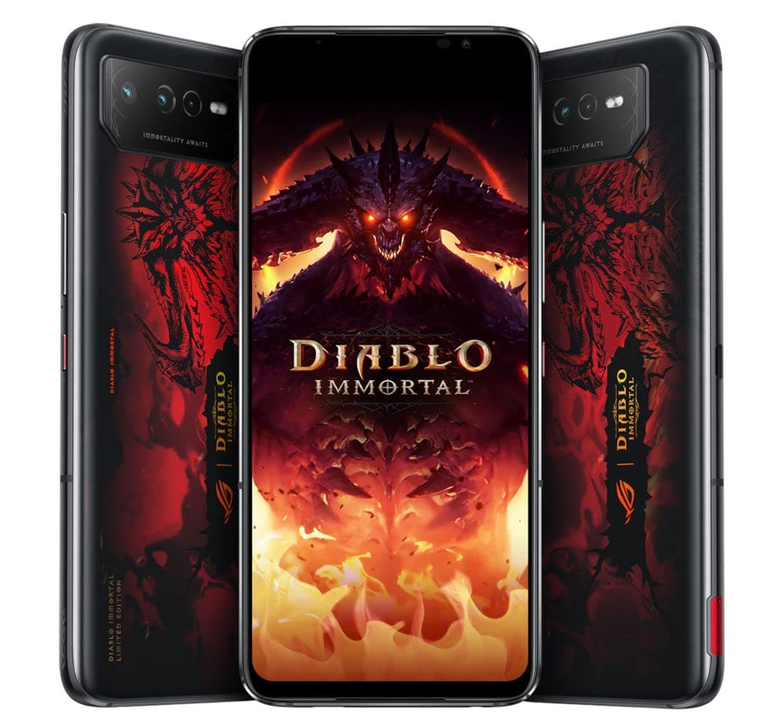 ASUS ROG Phone 6 Dual SIM 16GB Ram 512GB Diablo Immortal Edition Black - International Version