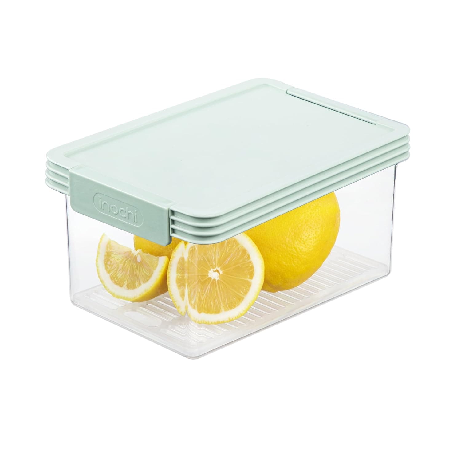 INOCHI Tritan Hokkaido Food Container 1000ml | PP Safe | Store and Preserve Food, Pack Lunch, Kitchen Organizer | Freezer, Microwave & Dishwasher Safe | Reusable Food Storage - Light Blue
