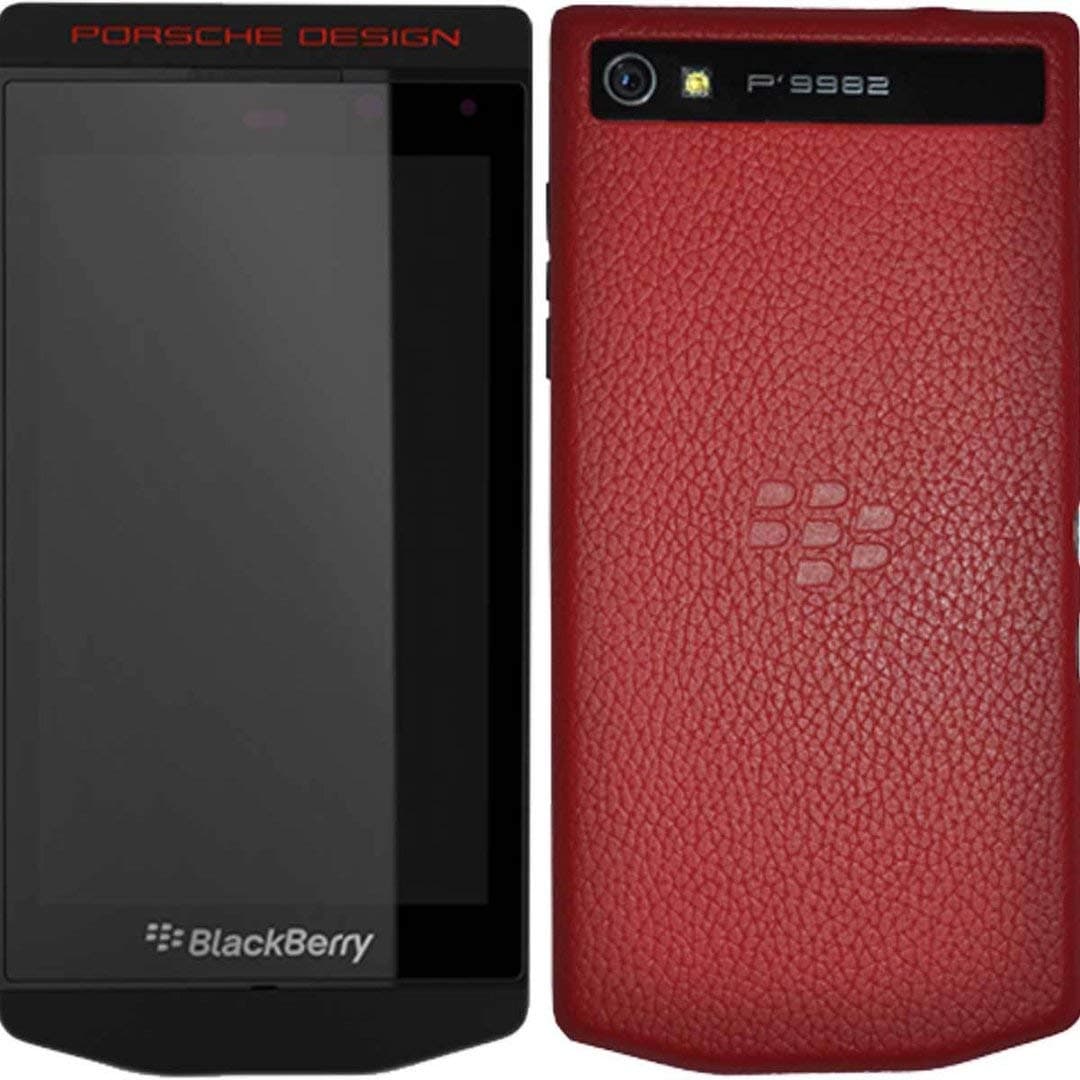 BlackBerry Porsche Design P'9982 RGE111LW 64GB (GSM Only, No CDMA) Factory Unlocked 4G/LTE Cell Phone (Red) - International Version