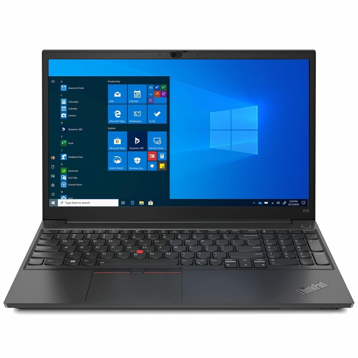 Lenovo ThinkPad E15 Gen 2 Business Laptop, 15.6" FHD Display, Intel Core i7-1165G7, 16GB RAM, 512GB SSD, US Keyboard, Windows 10 Pro(Renewed