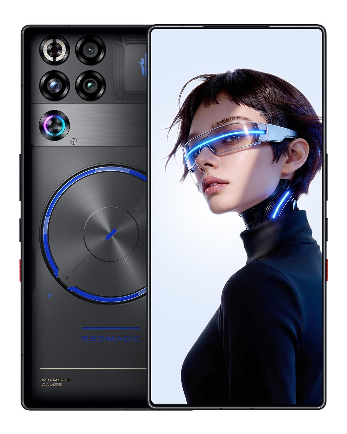 REDMAGIC 11S Pro 144Hz Gaming Phone, 5G Android Smartphone, 16GB RAM+512GB ROM, Snapdragon 8 Elite Gen 5 Leading, 6.85" 1.5K AMOLED Full Screen, 50MP Camera, Unlocked Mobile Phone Transparent