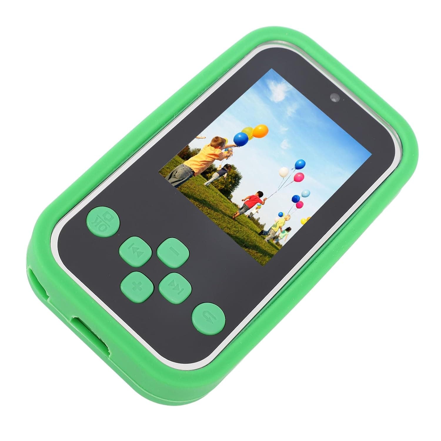 Cryfokt Dinosaur Phone Toy with 1080P HD Cameras IPS Display Smart Phone for Age 3-12, Kid-Friendly Smartphone Premium ABS Silicone Material (Green)