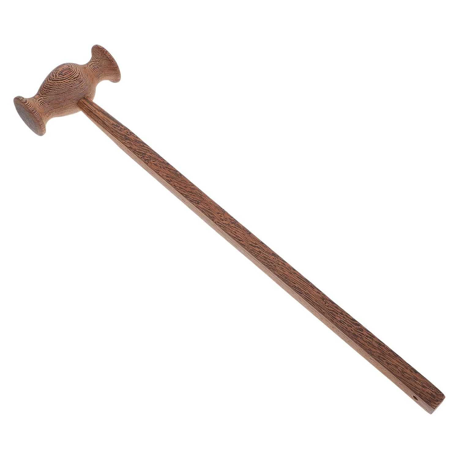Handheld Wooden Massage Hammer for Home Use Muscle Relaxation and Portable Full Body Massage Stick for Back Neck Shoulders Feet and Legs