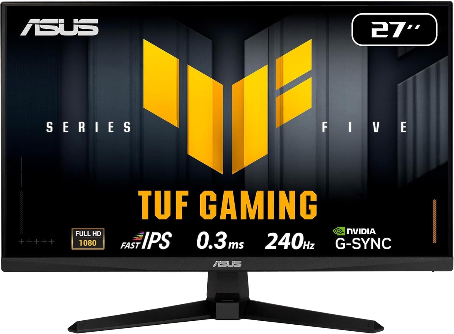 ASUS TUF Gaming Series 5 VG279QM5A-J, 27" FHD (1920 x 1080) Fast IPS, 240Hz, 0.3ms, AMD FreeSync Premium, NVIDIA G-Sync, Black Monitor - Infiniarc Edition