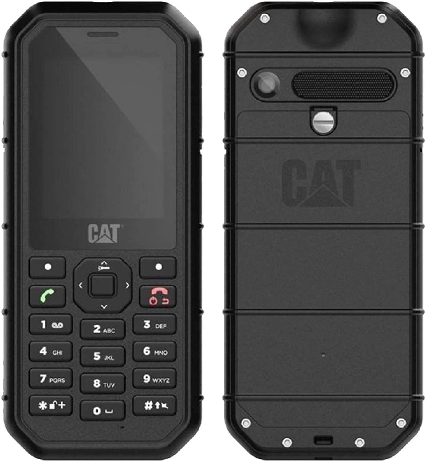 CAT B26 Dual Sim Rugged Phone (GSM Only, No CDMA) Factory Unlocked 2G GSM (Black)