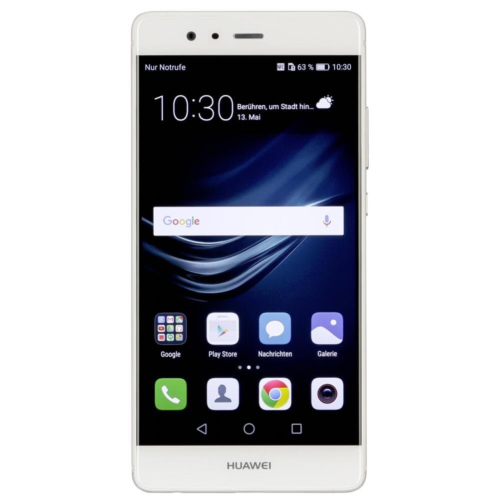Huawei P9 Dual-SIM 32GB ROM + 3GB RAM Factory Unlocked 4G/LTE Android Smartphone (Mystic Silver) - International Version