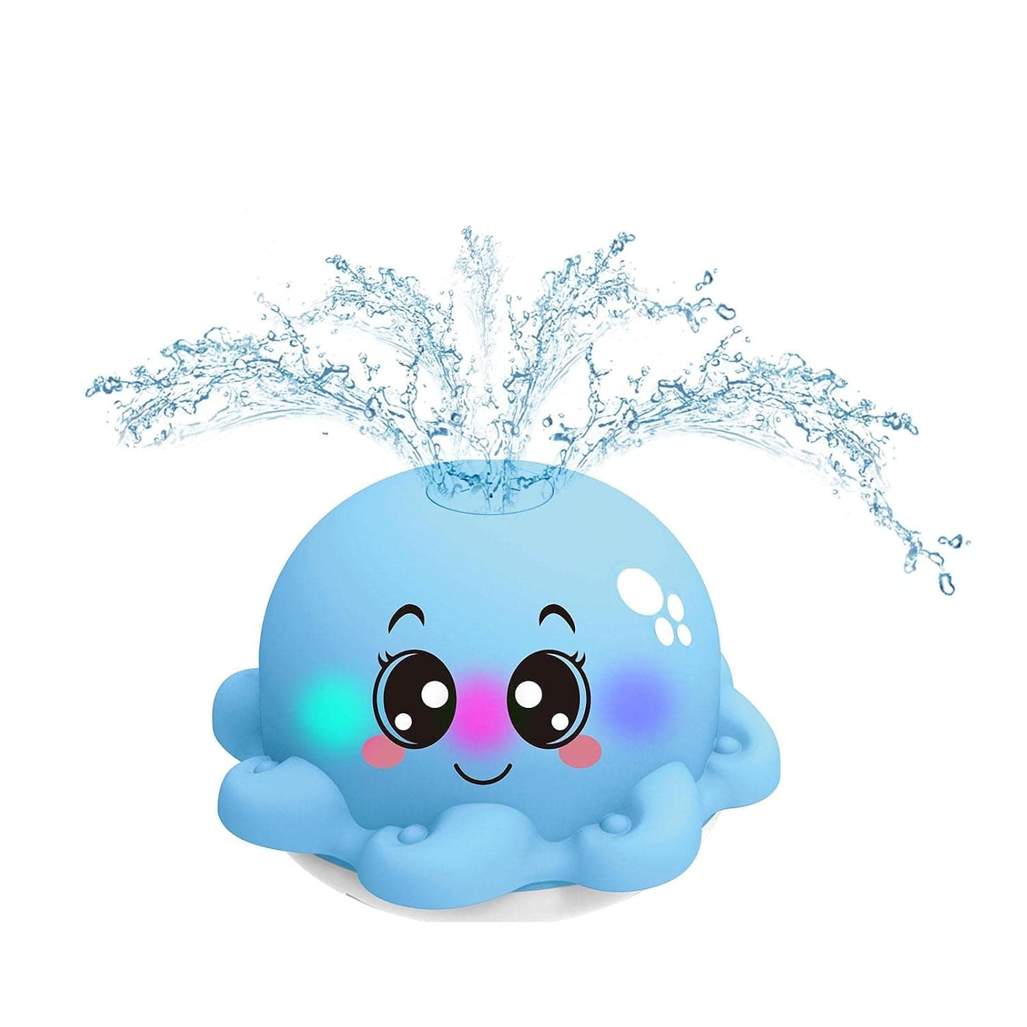 Baby Bath Toys, Automatic Spray Sprinkler Bath Toy Water Spray Toy With LED Light, Cute Crab Octopus Bath Toys Infant Interactive Bath Toy, Bathtub Shower Toys For Baby Toddlers