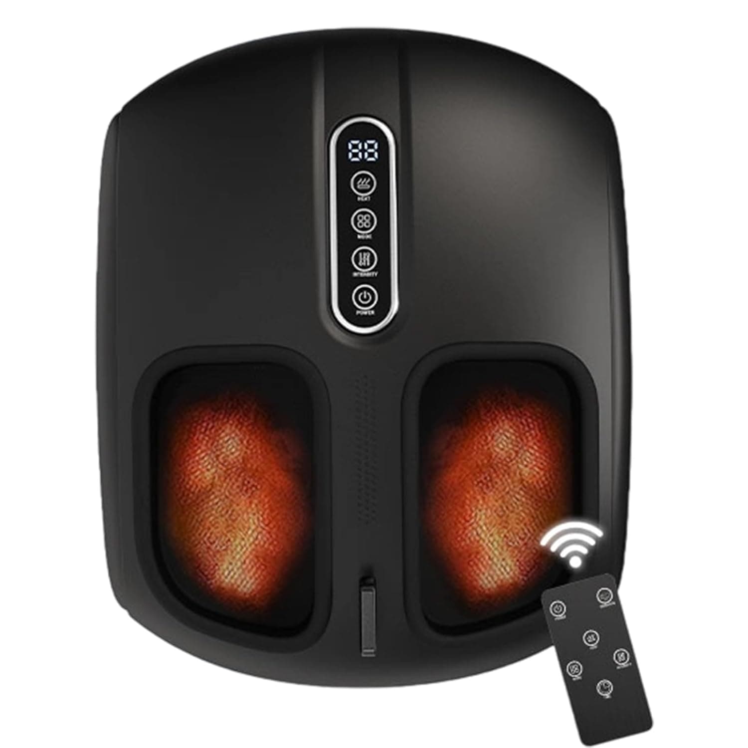 Foot Massager Machine with Heat, Shiatsu Deep Kneading, Delivers Relief for Tired Muscles and Plantar, Multi-Level Settings & Adjustable Intensity for Home or Office Use Gifts for Women Men