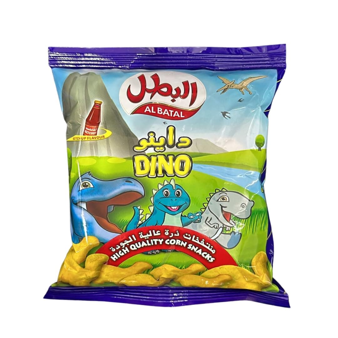 البطل وجبات خفيفة من الكاتشب من دينو، 18 جرام