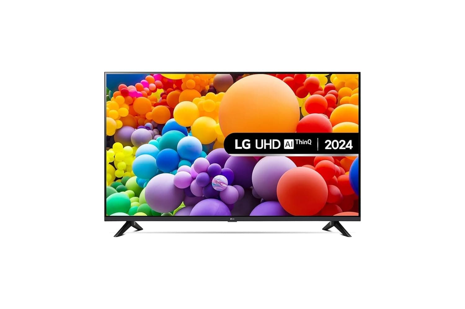 تلفزيون ذكي 55 بوصة من LG 4K LED ويب او اس 24 HDR 10 بتقنية الذكاء الاصطناعي ساوند برو (مزج افتراضي 9.1.2)، جهاز تحكم عن بعد سحري سلسلة UT73 55UT73006LA مرفق، (2024 - نسخة المملكة العربية السعودية)