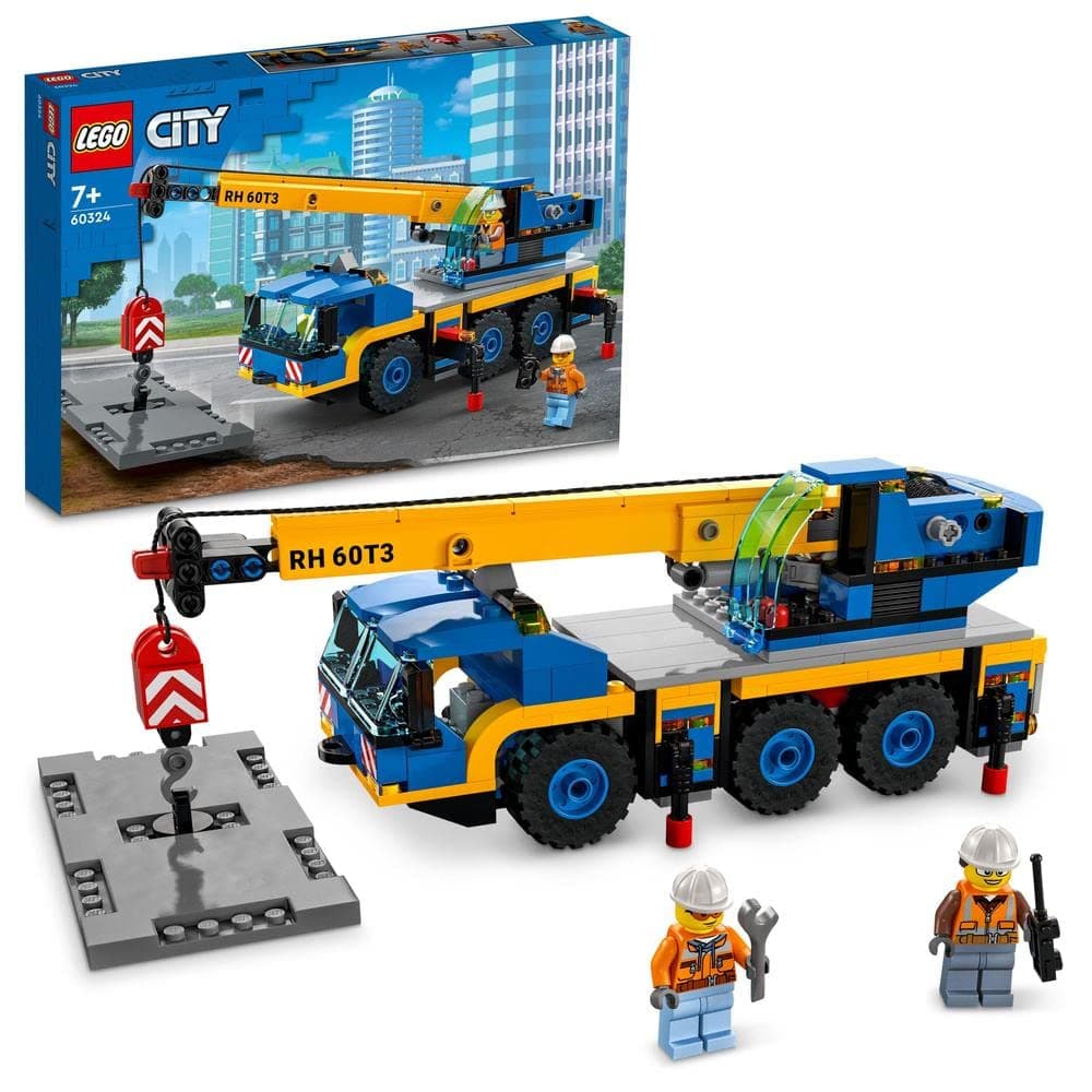 LEGO® City Mobile Crane 60324 Building Kit (340 Pieces)