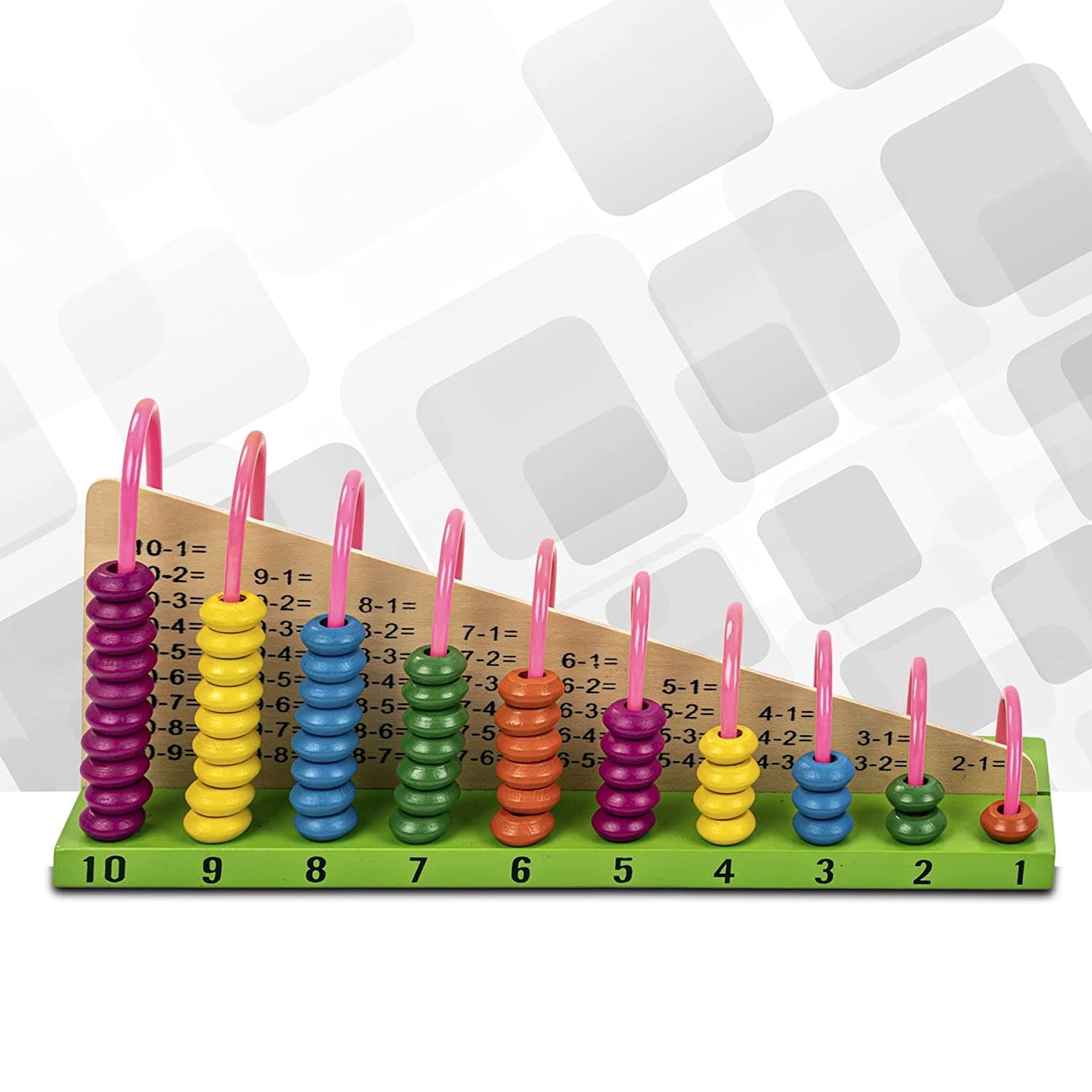 Baybee Abacus Wooden Toys for Kids|Double Side Calculation Shelf|Counting Addition & Subtraction|Early Educational Kit for Boys & Girls (3+ Years)
