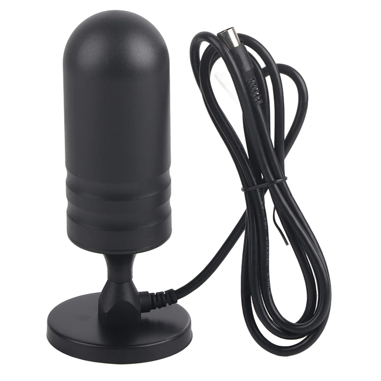 هوائي تلفزيون رقمي من زوميوزي، هوائي تلفزيون رقمي محمول للسيارة، قاعدة 30 ديسيبل داخلي/خارجي DTMB، كيبل 1.5 متر، مع زيادة 30 ديسيبل