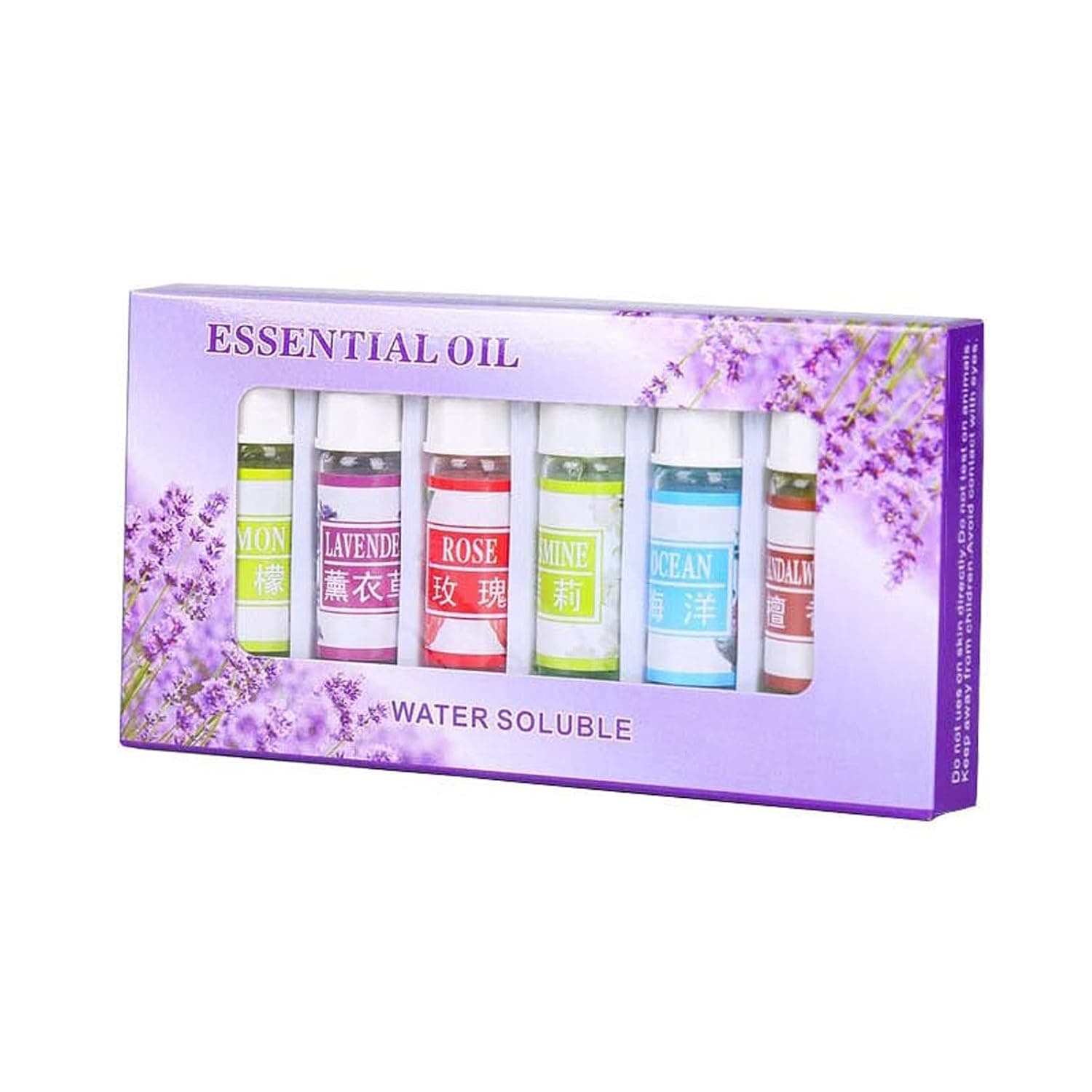 therapy Essential Oils Set 6x5ml Water Soluble for