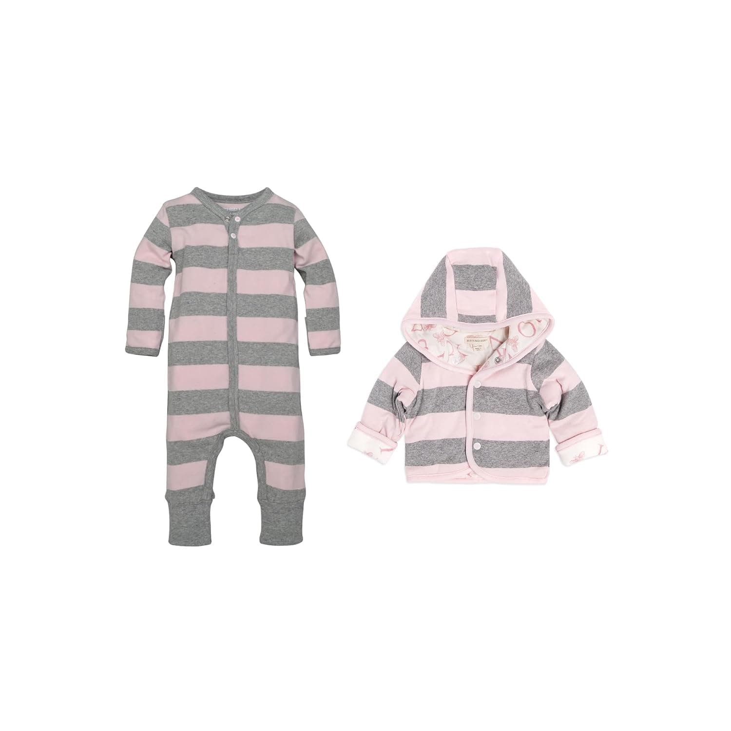Burt's Bees Baby baby-girls Jumpsuit, 100% Organic Cotton One-piece Sleeveless Outfit Coverall