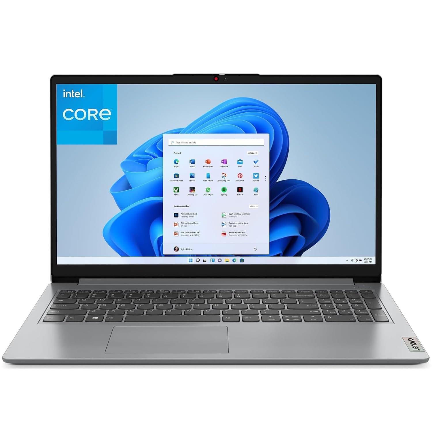 Lenovo Laptop Computers for Home Business Student Study, 15.6" FHD, Intel Processor, 32GB DDR4 RAM, 1TB PCIe SSD, WiFi 6, Bluetooth 5.2, Type-C, Webcam, Numeric Keypad, Cloud Grey, Windows 11 Pro