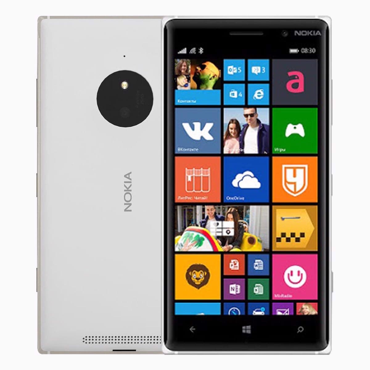 Nokia Lumia 830 Single-SIM 16GB ROM + 1GB RAM (GSM Only | No CDMA) Factory Unlocked 4G/LTE Smartphone (White Lumia) - International Version