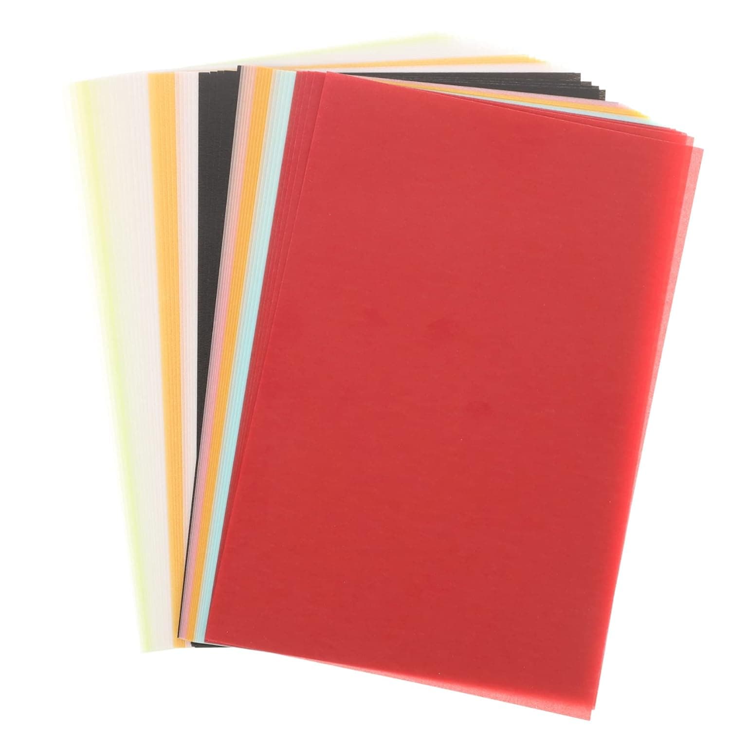 STOBOK 50sheets Colorful Transfer Paper Durable Tracing Paper for Crafts Drawing and Stamping for Illustrations and Sewing Patterns