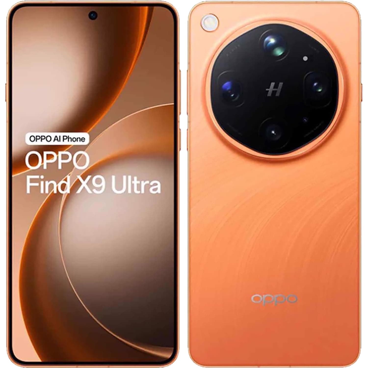 Oppo Find X9 Ultra Dual-SIM 1TB ROM + 16GB RAM (GSM Only | No CDMA) Factory Unlocked 5G Smartphone (Canyon Orange) - International Version