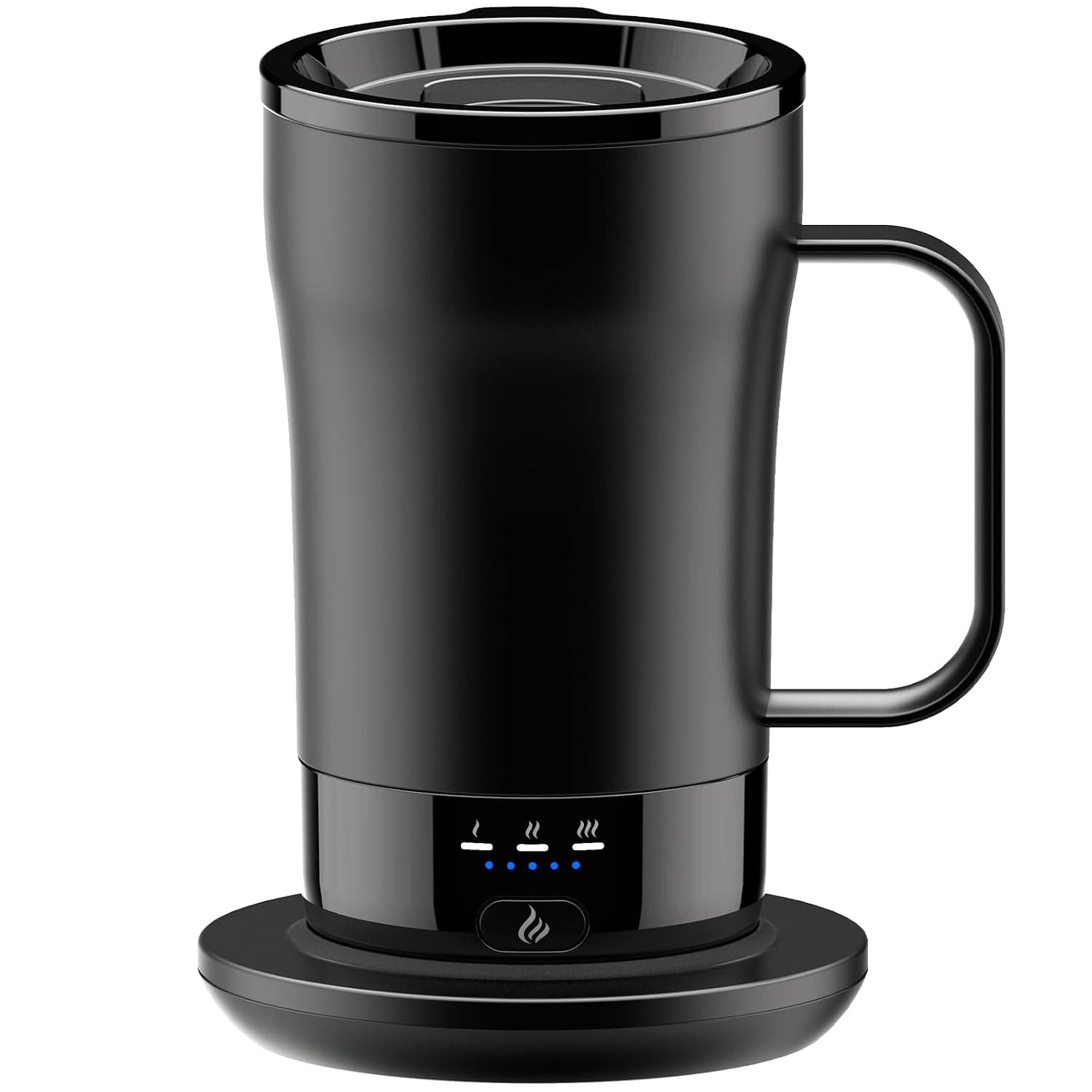 Self-Heating Coffee Mug, 400ml, Heated Coffee Mug, Rechargeable, Temperature Control, Keeps Beverages Hot, Smart Mug, Great Gift for Women and Slow Drinkers