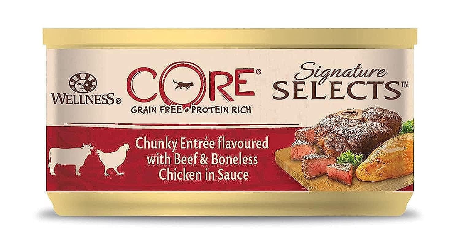 Wellness Core Cat Wet Food Beef & Chicken in Sauce 79g