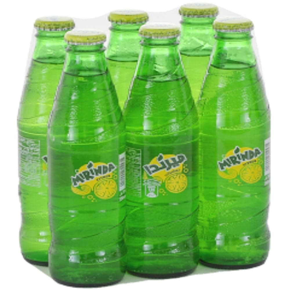 Mirinda Citrus Soft Drink, Glass Bottle, 250 ml x 6 Pcs