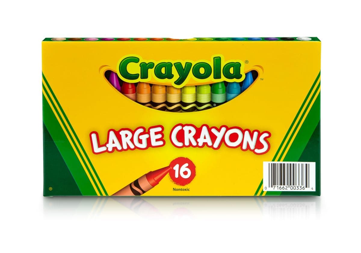Crayola Binney & Smith (R) Large Crayon Set, Lift-Lid Box, A