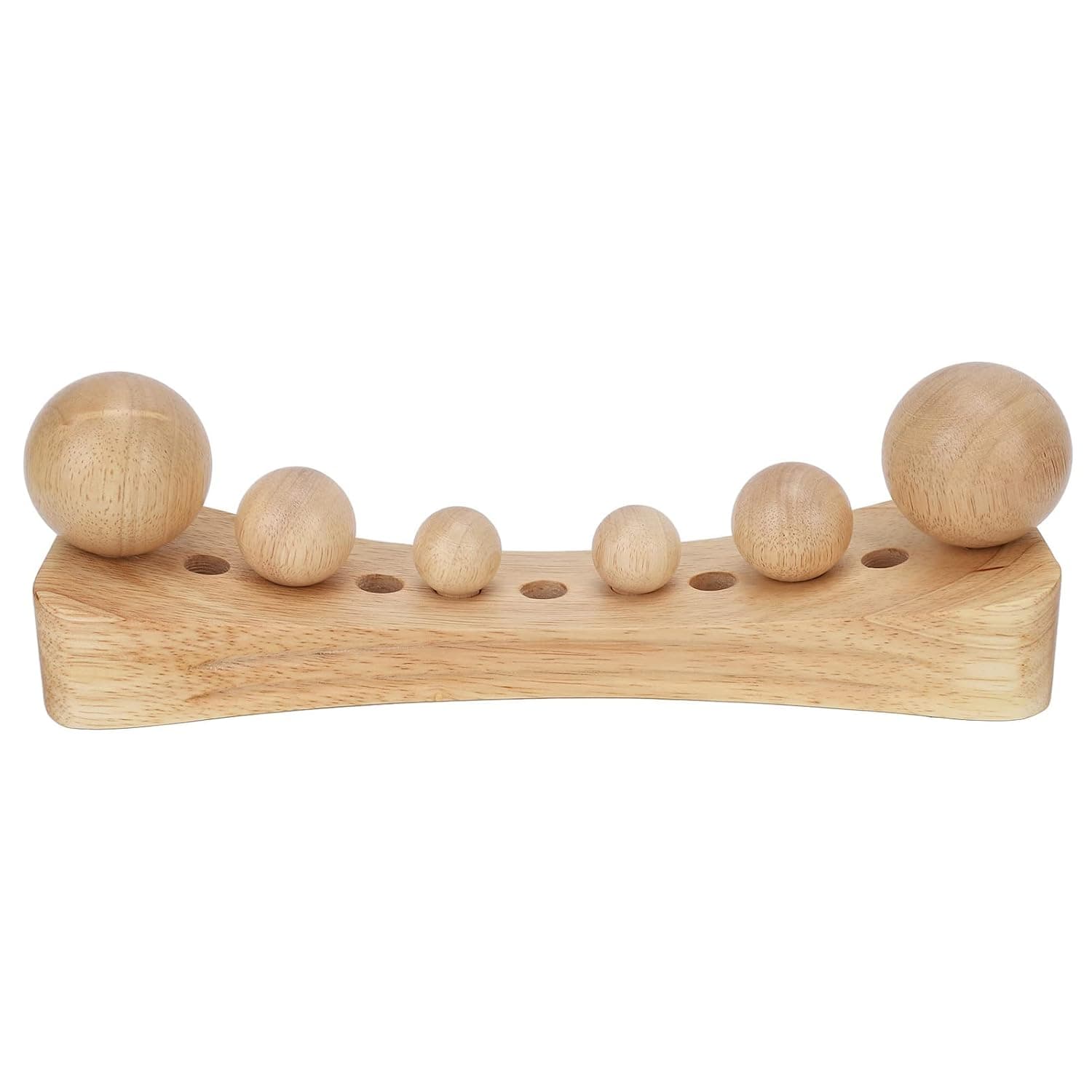 Wood Therapy Massager,Psoas Muscle Release Tool 6 Massage Head Relaxation Tool Trigger Point