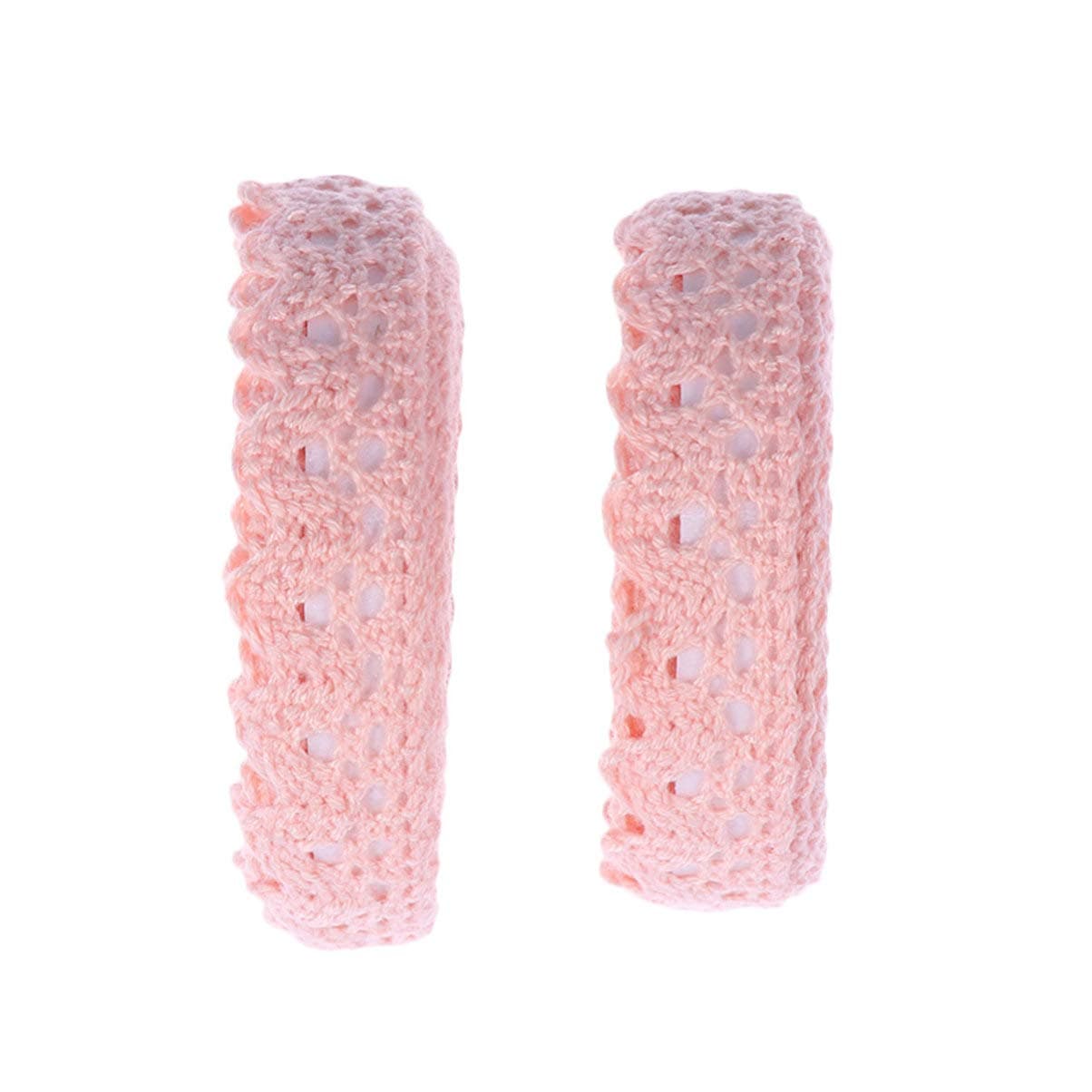 2pcs Lace Trim Ribbon Tape Self Adhesive Decorative Lace Fabric Washi Tapes Masking Tapes for DIY Crafts Scrapbooking Gift Wrapping Pink