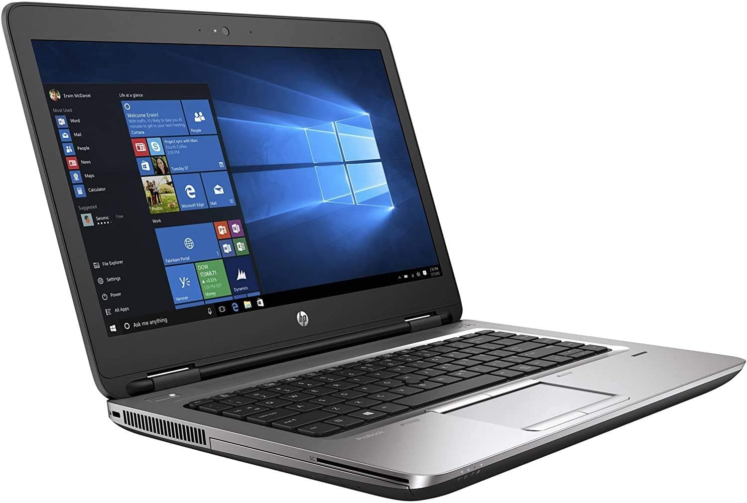 HP (Refurbished) ProBook 640 G2 Intel Core 14 Inch Display i5-6300U 8GB RAM 256GB SSD Windows 11 Home Installed and activated