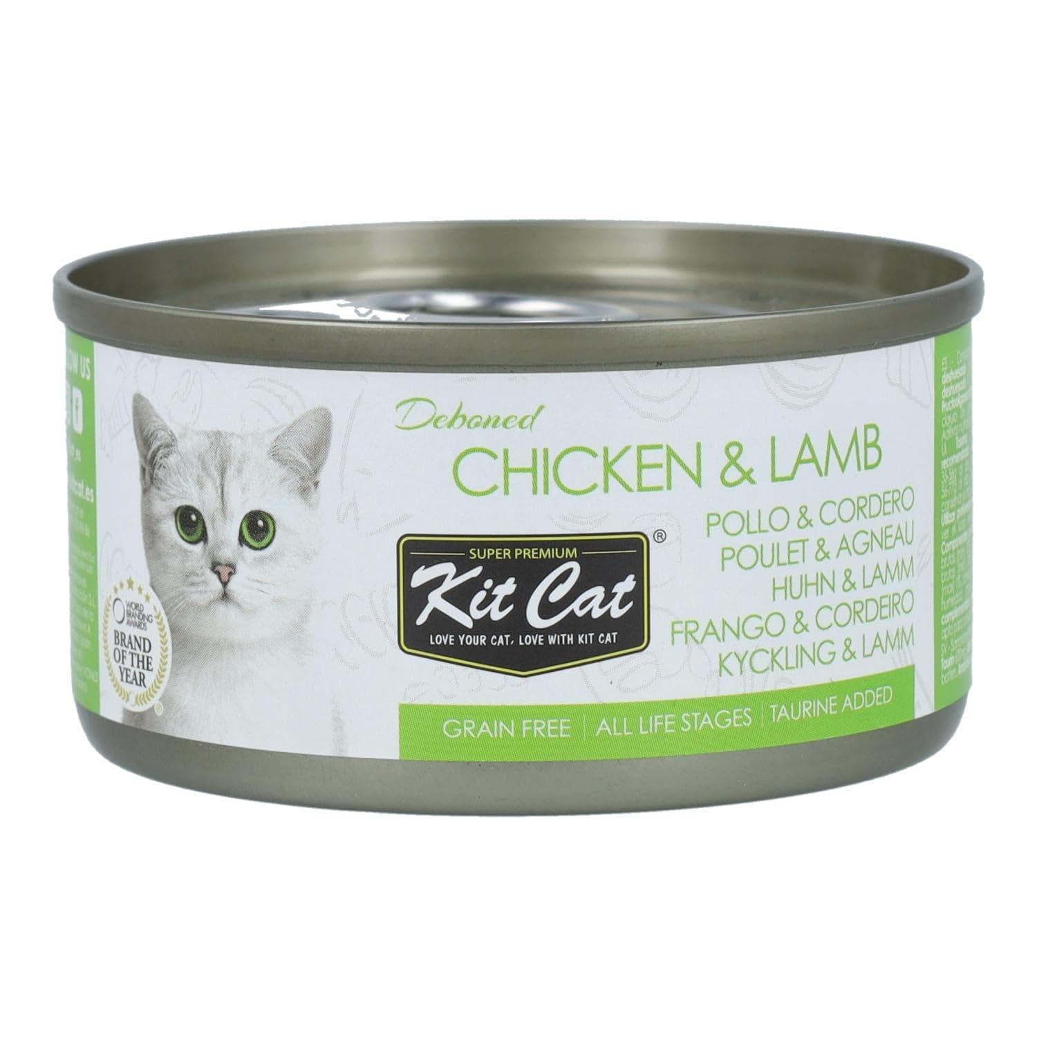 Kit Cat Deboned Wet Food Chicken Lamb Toppers 80g