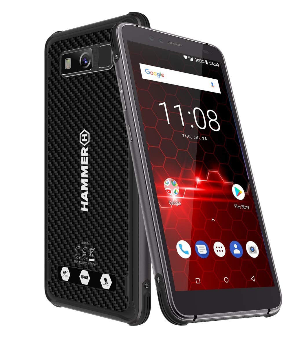 Hammer Blade 2 Pro Dual SIM 128GB ROM + 6GB RAM (GSM Only | No CDMA) Factory Unlocked 3G Smartphone (Black) - International Version